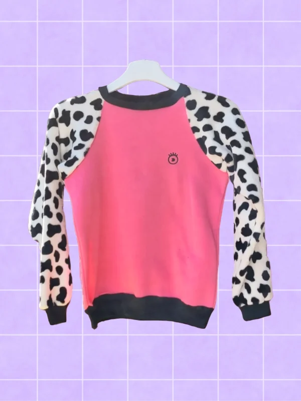 Chompa vaca fucsia talla m 280bs