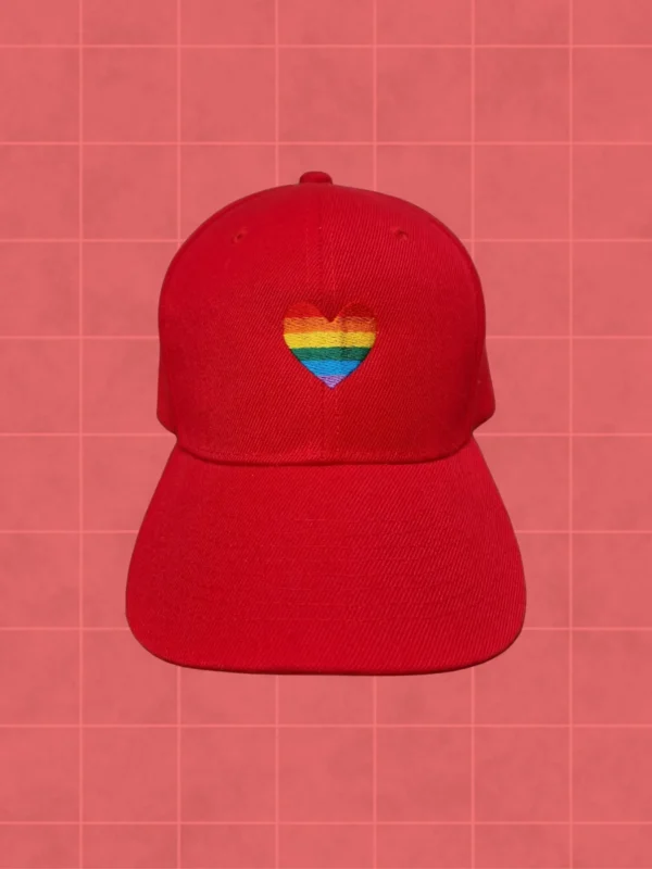 Gorra pride roja 70bs