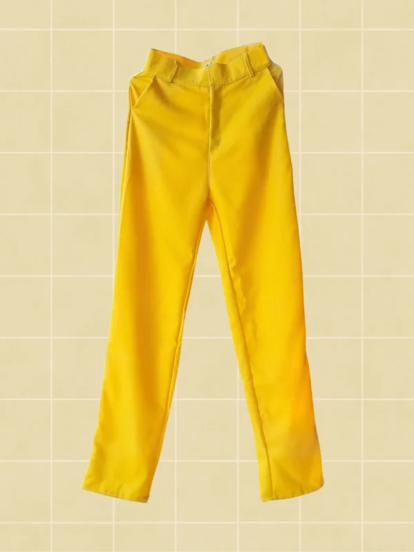 Pantalon de vestir amarillo talla unica 400bs